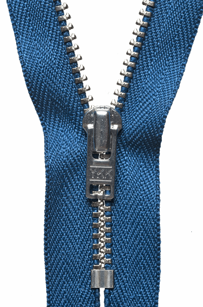 Metal Trouser Zip - Royal Blue 039 (Red tag)